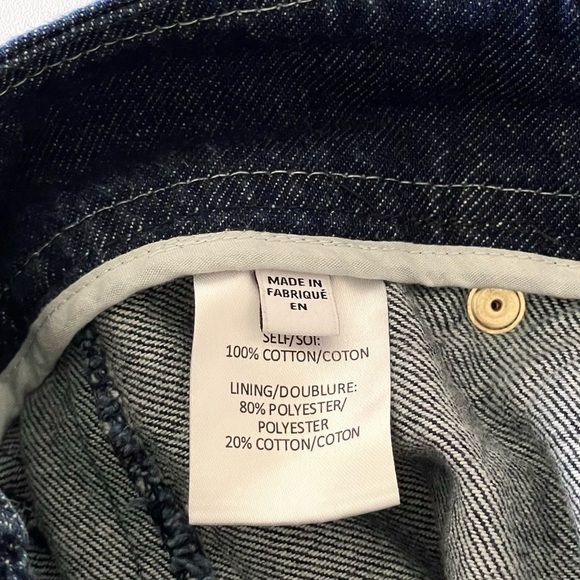 Tanya Taylor Jemma Pant High Waist Wide Leg Flare Denim Cropped Jean Indigo 2 - Picture 15 of 16